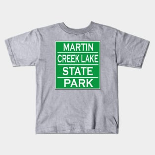 MARTIN CREEK LAKE STATE PARK Kids T-Shirt